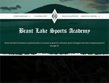 Tablet Screenshot of brantlakesportsacademy.com